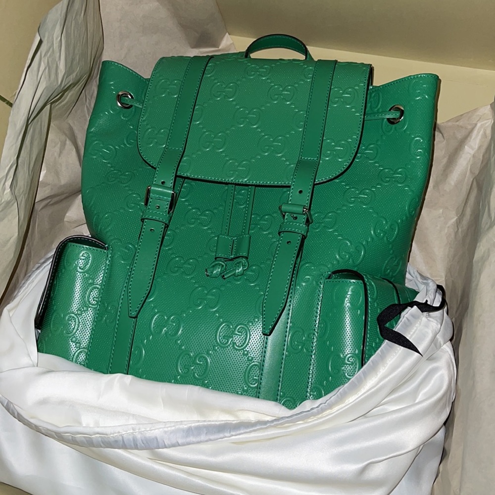 Gucci GG Embossed Backpack
